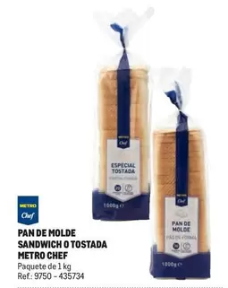 Oferta de Chef - Pan De Molde Sandwich O Tostada en Makro