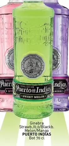 Oferta de Indias - Ginebra Strawk/b,o,pllack, Melon/mango,pútero en Cuevas Cash