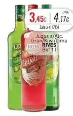 Oferta de Rives - Jugos S/alc. Gran/kiwi por 3,45€ en Cuevas Cash