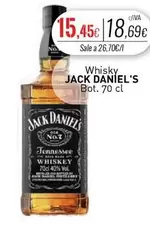 Oferta de Jack Daniel's - Whisky por 15,45€ en Cuevas Cash