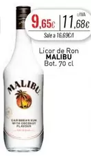 Oferta de Malibú - Licor De Ron por 9,65€ en Cuevas Cash