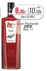 Oferta de Zoco - Licor Pacharan por 8,35€ en Cuevas Cash