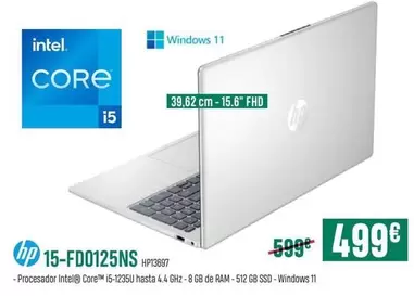 Oferta de HP - 15-FD0125NS  por 499€ en PCBox