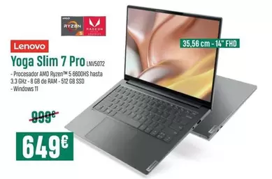 Oferta de Lenovo - Yoga Slim 7 Pro por 649€ en PCBox