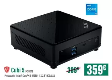 Oferta de MSI - Cubi 5 por 359€ en PCBox