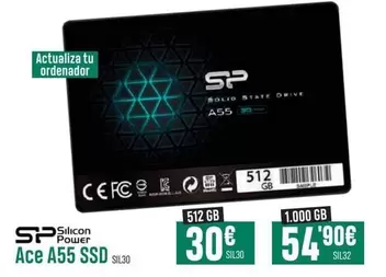 Oferta de Silicon Power - Ace A55 SSD por 30€ en PCBox