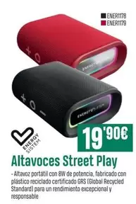 Oferta de Energy Sistem - Altavoces Street Play por 19,9€ en PCBox