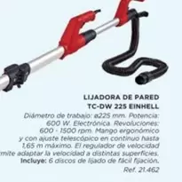 Oferta de Einhell - Lijadora De Pared 225 por 165€ en Coferdroza