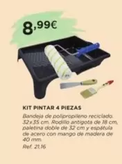 Oferta de Kit Pintar 4 Piezas por 8,99€ en Coferdroza