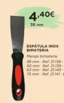 Oferta de Espátula Inox Bimateria por 4,4€ en Coferdroza