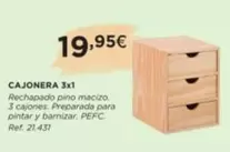 Oferta de Cajonera por 19,95€ en Coferdroza