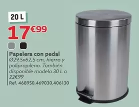 Oferta de Papelera Con Pedal por 17,99€ en GiFi