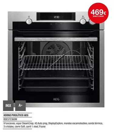 Oferta de AEG - Horno Pirolítico por 469€ en Milar