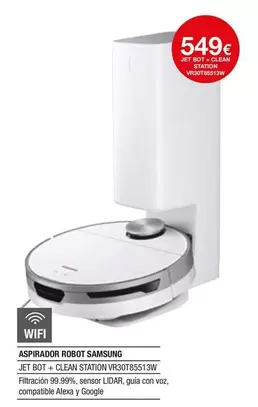 Oferta de Wifi - Aspirador Robot por 549€ en Milar