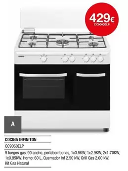 Oferta de Infiniton - Cocina Infinition por 429€ en Milar