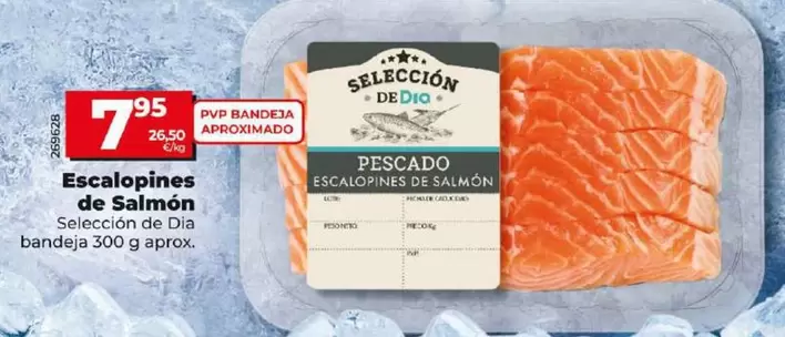 Oferta de Seleccion De Dia - Escalopenes De Salmon por 7,95€ en Dia