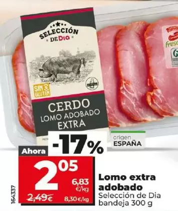 Oferta de Seleccion De Dia - Lomo Extra Adobado por 2,05€ en Dia