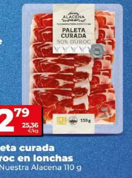 Oferta de Dia Nuestra Alacena - Paleta Curada Duroc En Lonchas por 2,79€ en Dia