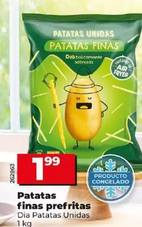 Oferta de Dia Patatas Unidas - Patatas Finas Prefritas por 1,99€ en Dia