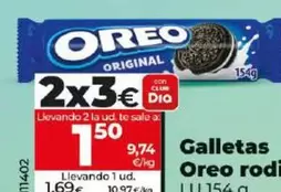 Oferta de Lu - Galletas Oreo Rodillo por 1,69€ en Dia