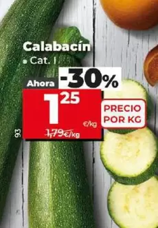 Oferta de Calabacin por 1,25€ en Dia