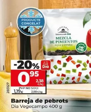 Oferta de Dia Vegecampo - Mezcla De Pimientos por 0,95€ en Dia