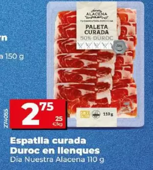 Oferta de Dia Nuestra Alacena - Paleta Curada Duroc En Lonchas por 2,79€ en Dia