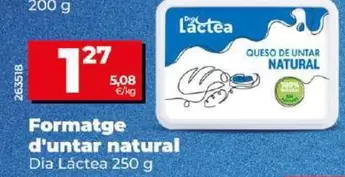 Oferta de Dia Lactea - Queso De Untar Natural por 1,27€ en Dia