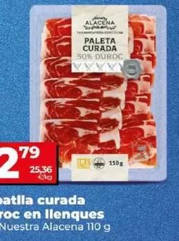 Oferta de Dia Nuestra Alacena - Paleta Curada Duroc En Lonchas por 2,79€ en Dia