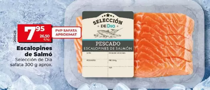 Oferta de Seleccion De Dia - Escalopenes De Salmon por 7,95€ en Dia