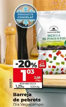 Oferta de Dia Vegecampo - Mezcla De Pimientos por 1,03€ en Dia