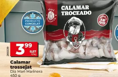 Oferta de Dia Mari Marinera - Calamar Troceado por 3,99€ en Dia