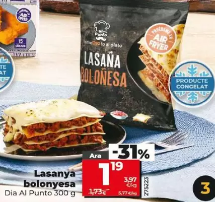 Oferta de Dia Al Punto - Lasana Dolonesa por 1,19€ en Dia