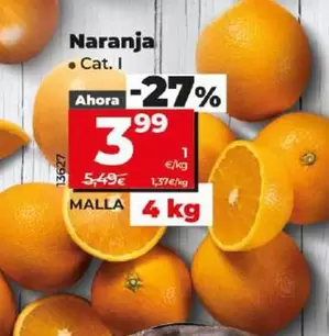 Oferta de Naranja por 3,99€ en Dia