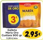 Oferta de Cuétara - Galleta Maria Oro por 2,95€ en Supermercados Piedra