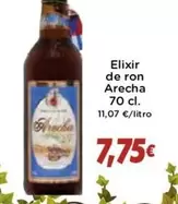 Oferta de  Arecha - Elixir De Ron  por 7,75€ en Supermercados Piedra