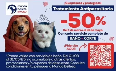 Oferta de Tratamiento Antiparasitario en Kiwoko