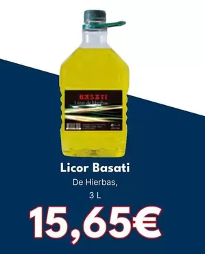 Oferta de Basati - Licor por 15,65€ en Cash Unide