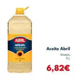 Oferta de Abril - Aceite por 6,82€ en Cash Unide