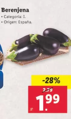 Oferta de Berenjena por 1,99€ en Lidl