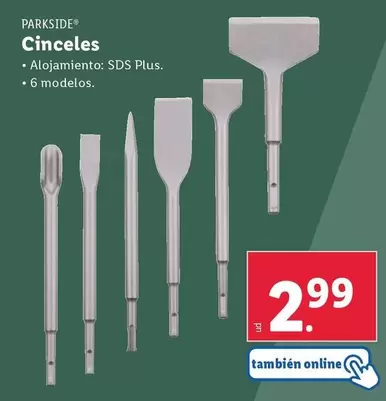 Oferta de Parkside - Cinceles por 2,99€ en Lidl