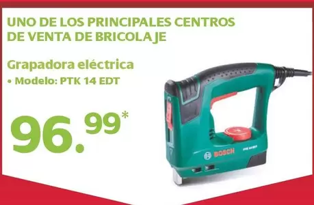 Oferta de Bosch - Grapadora Eléctrica por 96,99€ en Lidl