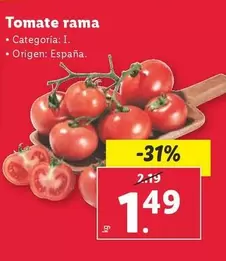 Oferta de Tomate Rama por 1,49€ en Lidl