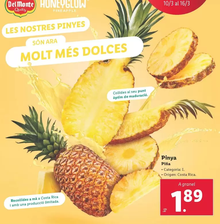 Oferta de Pina por 1,89€ en Lidl