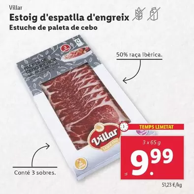 Oferta de Villar - Estuche De Paleta De Cebo por 9,99€ en Lidl