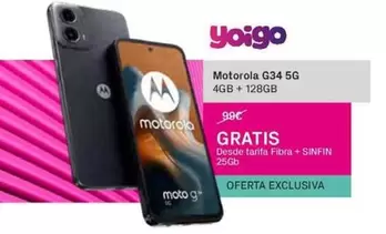 Oferta de Motorola - G34 5G en Phone House