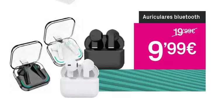 Oferta de Auriculares Bluetooth por 9,99€ en Phone House