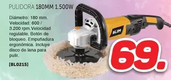 Oferta de Blim - Pulidora por 69€ en Mandatelo.com
