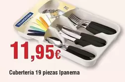 Oferta de Tramontina - Cubertería 19 Piezas Ipanema por 11,95€ en Froiz