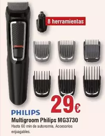 Oferta de Philips - Multigroom Mg3730 por 29€ en Froiz